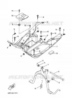SUPPORT / REPOSE PIEDS pour Yamaha YQ50L  de 2009