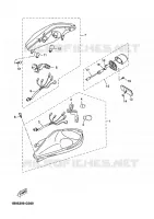 FEU ARRIERE pour Yamaha YP125R de 2009