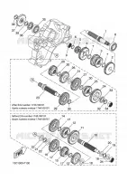TRANSMISSION pour Yamaha X-LIMIT ENDURO de 2009