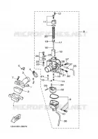 CARBURATEUR pour Yamaha X-LIMIT SM de 2009