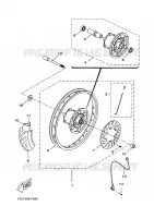 ROUE AVANT 2 pour Yamaha X-LIMIT SM de 2009