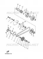 EMBRAYAGE DE DEMARREUR pour Yamaha CW50RS de 2009