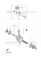 VILEBREQUIN / PISTON pour Yamaha CW50RS de 2009
