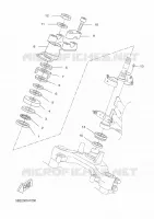 DIRECTION pour Yamaha VP250 de 2009