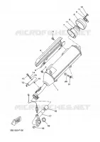 ECHAPPEMENT pour Yamaha VP250 de 2009