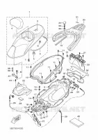 SELLE pour Yamaha VP250 de 2009