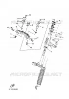 DIRECTION pour Yamaha XT660Z de 2009