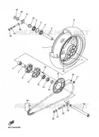 ROUE ARRIERE pour Yamaha FZ1 FAZER de 2010