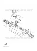 VILEBREQUIN / PISTON pour Yamaha YZ250 de 2013