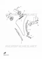 ARBRE A CAMES / CHAINE DE DISTRIBUTION pour Yamaha WRF 250 de 2010