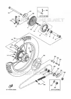 ROUE ARRIERE pour Yamaha DT125 de 2009
