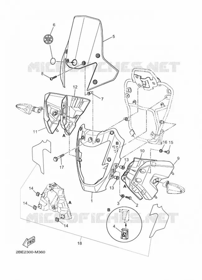 CAPOT Yamaha MOTO 660 2013 TENERE ABS  XT660ZA