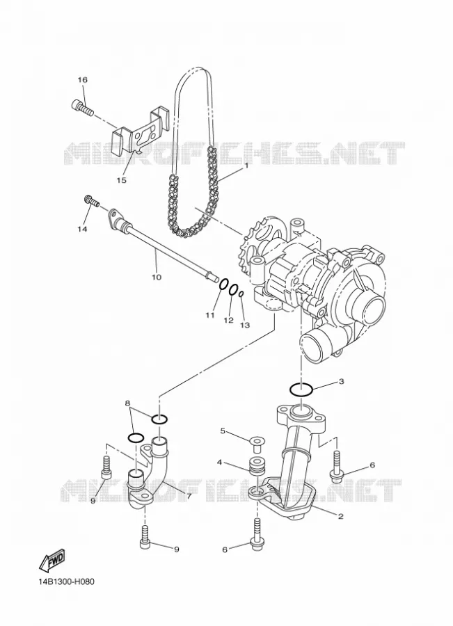 POMPE A HUILE Yamaha MOTO 1000 2009 R1  YZF-R1 R1