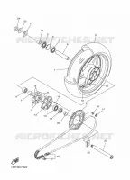ROUE ARRIERE pour Yamaha YZF-R1 de 2009