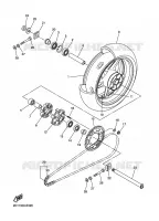 ROUE ARRIERE pour Yamaha FZ1S de 2009