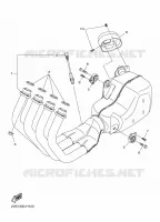 ECHAPPEMENT pour Yamaha DIVERSION 600 ABS de 2009