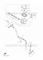 MAITRE CYLINDRE DE FREIN AVANT pour Yamaha XVS950A de 2009