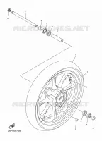 ROUE AVANT pour Yamaha XVS950A de 2009