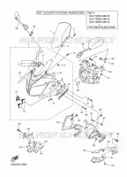 CARENAGES 1  pour Yamaha FZ1SA de 2009
