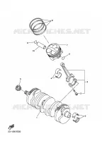 VILEBREQUIN / PISTON pour Yamaha FZ1SA de 2009