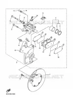 ETRIER DE FREIN ARRIERE pour Yamaha FZ1SA de 2009