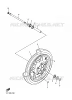 ROUE AVANT pour Yamaha XVS1300A de 2009