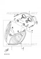 PHARE  pour Yamaha VP250 de 2009