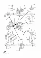 PARTIE ELECTRIQUE 1 pour Yamaha FZ1NA de 2009