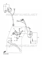COMMODO / LEVIER pour Yamaha FZ1S de 2009