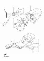 FEU ARRIERE pour Yamaha DIVERSION 600 ABS de 2009
