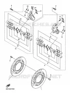 ETRIER DE FREIN AVANT pour Yamaha FZ6NA de 2009
