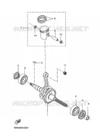 VILEBREQUIN / PISTON pour Yamaha CW50RS de 2009