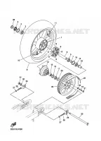 ROUE ARRIERE pour Yamaha XVS1300A de 2009