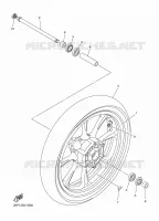 ROUE AVANT pour Yamaha XVS950A de 2009