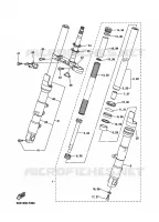 FOURCHE pour Yamaha FZ6NA de 2009