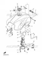 RESERVOIR A ESSENCE pour Yamaha FZ6NA de 2009