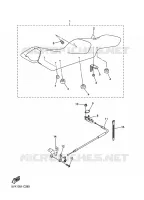 SELLE pour Yamaha FZ6NA de 2009