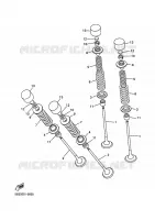 SOUPAPE pour Yamaha FZ6NA de 2009