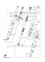 FOURCHE pour Yamaha FZ6S de 2009