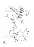MAITRE CYLINDRE DE FREIN AVANT pour Yamaha FZ6S de 2009