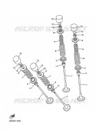 SOUPAPE pour Yamaha FZ6S de 2009