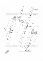 FOURCHE 3 pour Yamaha VP250 de 2009