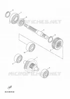 TRANSMISSION pour Yamaha YN50F de 2009