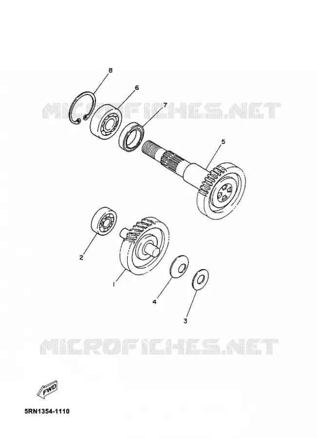 TRANSMISSION Yamaha SCOOTER 50 2010 JOG  CS50 JOG R