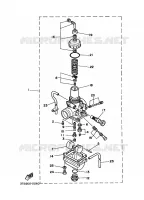 CARBURATEUR pour Yamaha DT125 de 2010