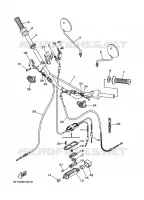 GUIDON ET CABLES 2 pour Yamaha DT125 de 2010