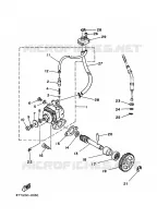 POMPE A HUILE pour Yamaha DT125 de 2010