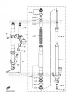 FOURCHE pour Yamaha FZ1 FAZER de 2010