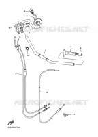 GUIDON ET CABLES pour Yamaha FZ1 FAZER de 2010