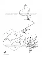 SELLE pour Yamaha FZ1 FAZER de 2010